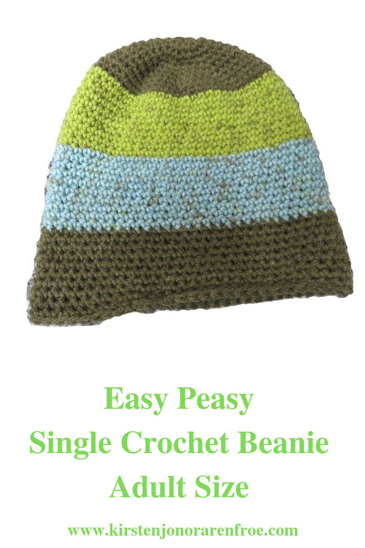 Crochet adult hot sale hat